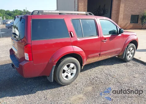 2007 Nissan Pathfinder S z USA, uszkodzony, nr VIN 5N1AR18W87C609222